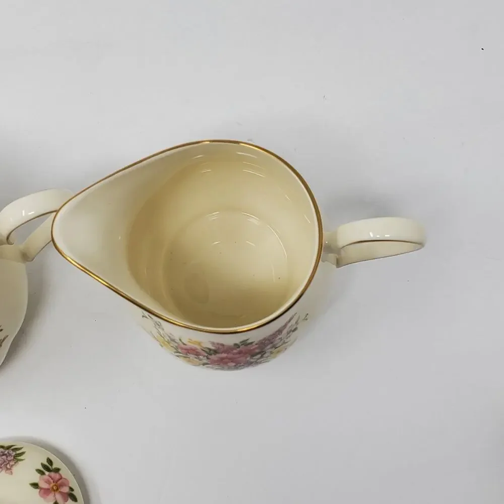 LENOX Creamer and Covered Sugar Bowl set The Constitution Cream and Sugar Excel